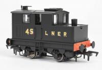 MR-021 Dapol LNER Class Y1 Sentinel Steam Loco number 45 in LNER black livery with shaded letters and numbers